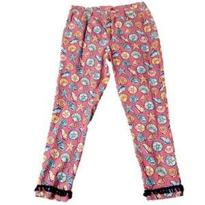 Simply Southern Seashell Fringe Pants Size Large